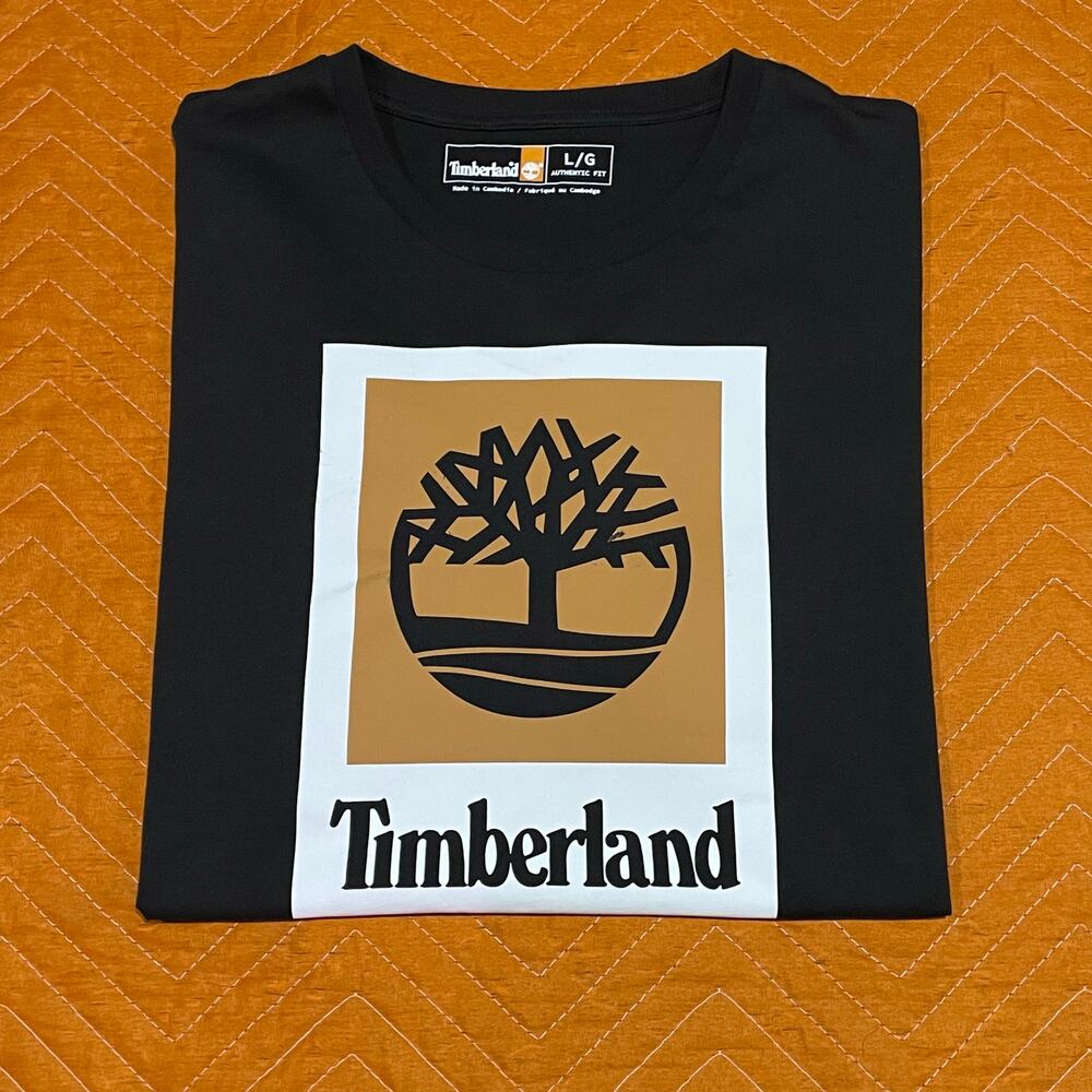Timberland Square Stack Logo Tee - Picture 7 of 7